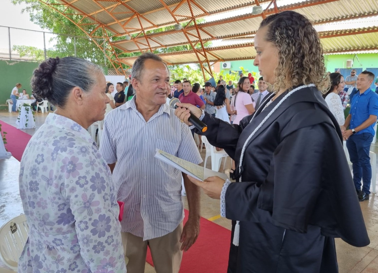 TJAC realiza Casamento Coletivo em ação social da DPE na Vila Campinas